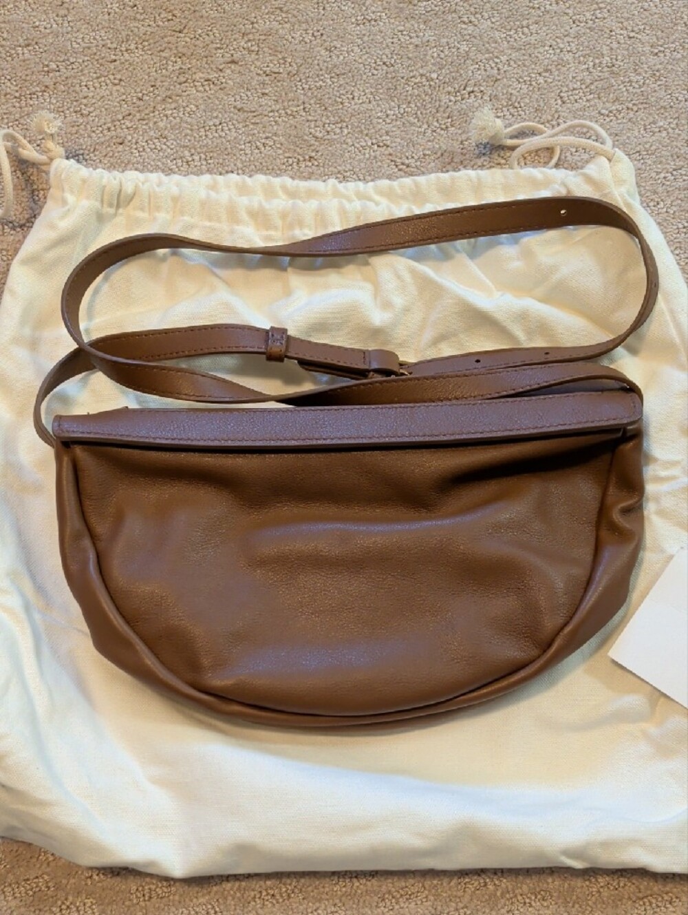 Mansur Gavriel Moon Sling Bag in Desert - Picture 9 of 12